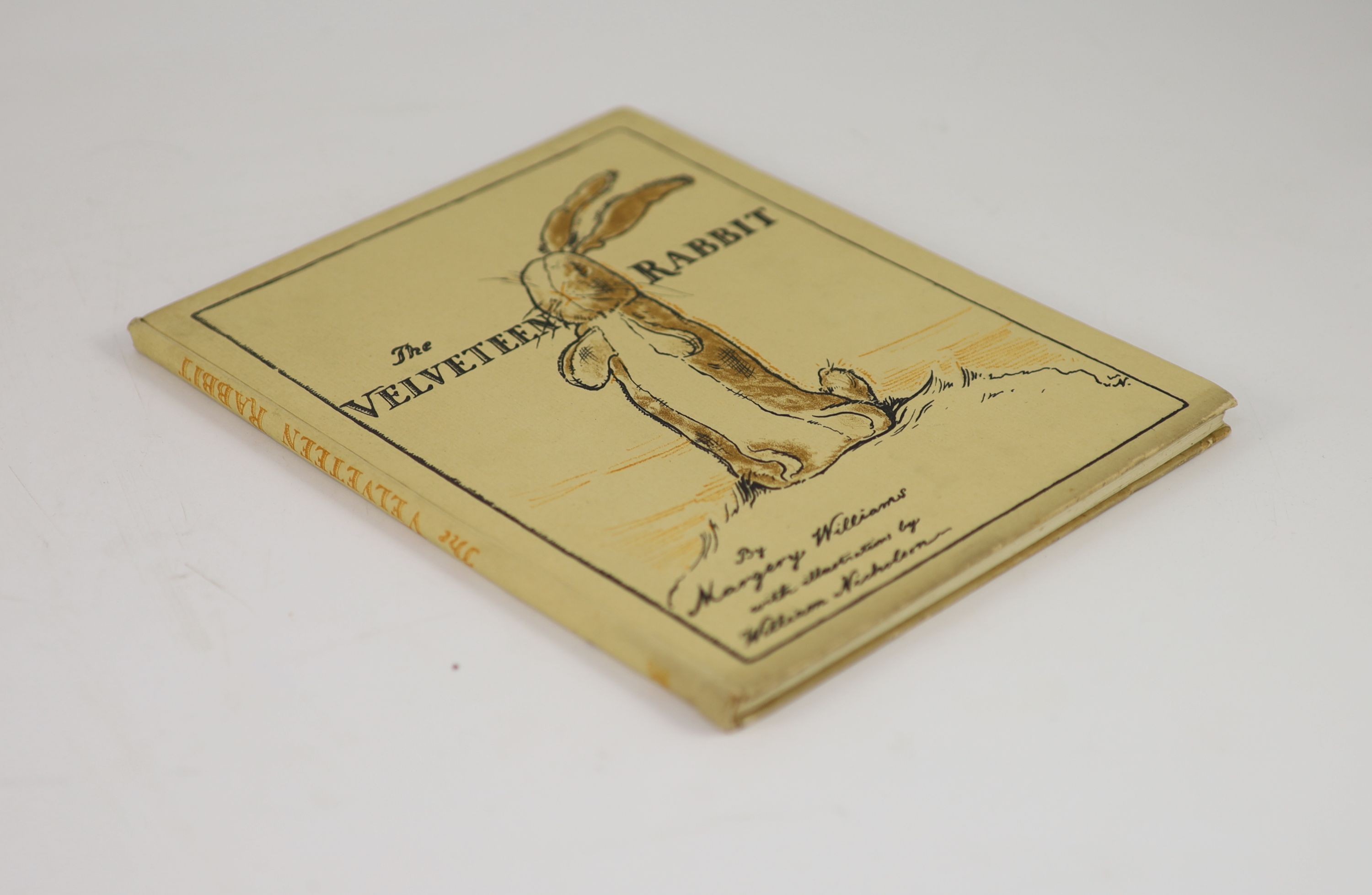 Bianco, Margery Williams - The Velveteen Rabbit or How Toys Become Real, 1st edition, illustrated by William Nicholson, original pictorial boards, with d/j, with 7 colour plates, Heinemann, London, 1922